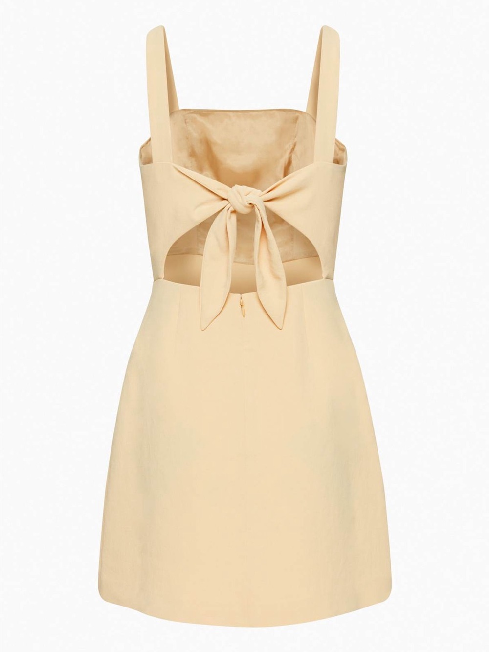 Aritzia | 6 | Aperature Tie-Back Dress
Squareneck Japanese crepe mini dress - Picture 4 of 7